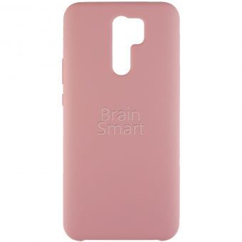 Чехол накладка силиконовая Xiaomi Redmi 9 Silicone Case Светло-Розовый (6) фото