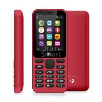 Мобильный телефон BQ Step L Plus 2431 красный фото
