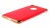 Чехол накладка силиконовая iPhone 7Plus/8Plus Aspor Status Collection красный/золотистый фото
