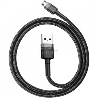 USB кабель Baseus Cafule Micro 2.4A 0.5m Gray/Black фото