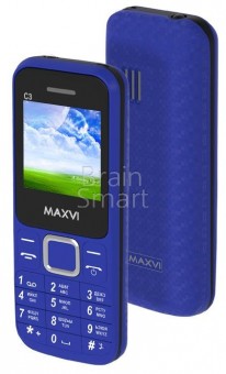 Мобильный телефон Maxvi C3 синий фото