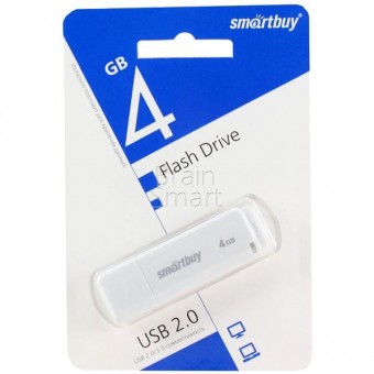 USB Flash Smart Buy LM05 4Gb Белый фото