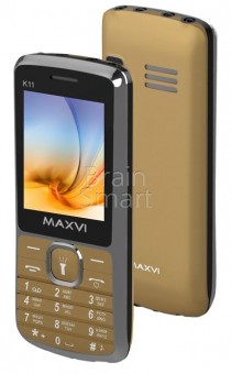 Сотовый телефон Maxvi K11 золотистый фото