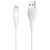 USB кабель Borofone BX18 Optimal Lightning  (1м) Белый фото
