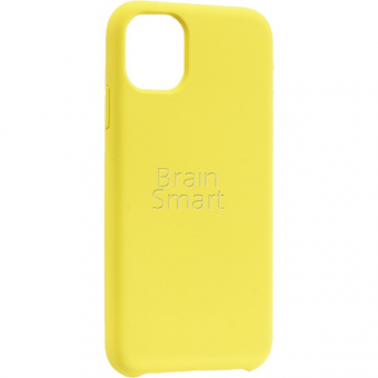 Чехол накладка силиконовая iPhone 11 Pro Max Silicone Case Желтый (4) фото