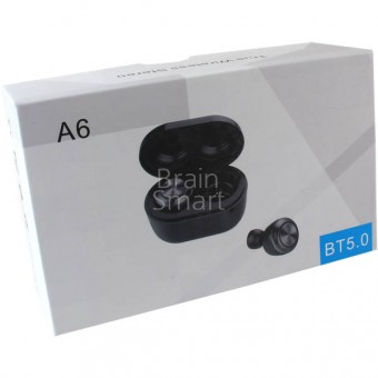 Bluetooth гарнитура AirTwins A6 (беспроводная) Black фото