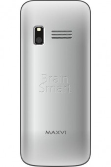 Мобильный телефон Maxvi X800 серебристый фото