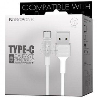 USB кабель Borofone BX1 EZSync Type-C (1м) White фото