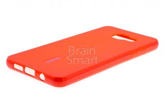 Чехол накладка силикон Samsung A510 Cherry красный фото