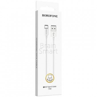 USB кабель Borofone BX22 Bloom Type-C (1м) White фото