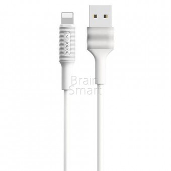 USB кабель Borofone BX1 EZSync Lightning (1м) White фото