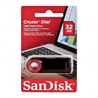 USB флеш-драйв SanDisk Cruzer Dial 32Gb black фото