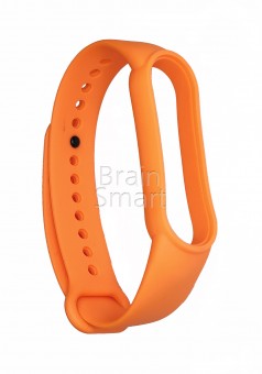 Ремешок силиконовый для браслета Xiaomi Mi Band 5 №15 (Оранжевый) фото