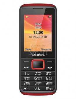 Мобильный телефон Texet TM-214 черный фото