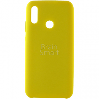 Чехол накладка силиконовая Huawei Honor P Smart 2019/10 Lite Silicone Case (4) Желтый фото