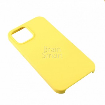 Чехол накладка силиконовая iPhone 12 Mini Silicone Case Желтый (4) фото