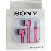 Гарнитура Sony Super Bass розовый