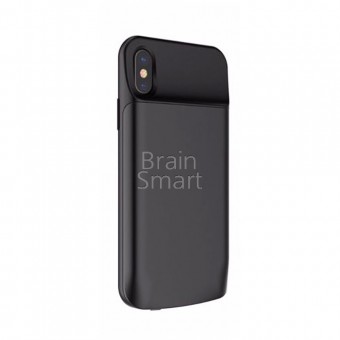 Чехол аккумулятор iPhone X  ROCK P41 (6000 mAh) black фото
