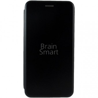 Чехол книжка Samsung A70/A705 Creative Case тех.пак. кожа Black фото