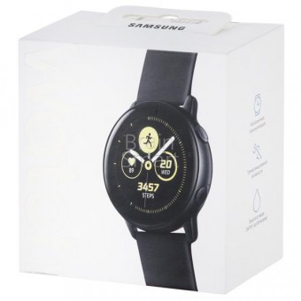 Смарт-часы Samsung Galaxy Watch Active 39.5мм Черный фото