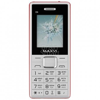 Мобильный телефон Maxvi C9i белый/красный фото