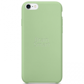 Чехол накладка силиконовая iPhone 7/8 Silicone Case оливковый (1) фото