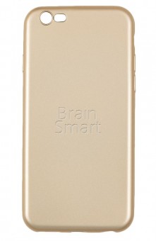 Чехол накладка силиконовая  iPhone 6/6S J-Case золото фото