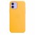 Чехол накладка силиконовая iPhone 12/12 Pro Silicone Case Ярко-Желтый (32) фото