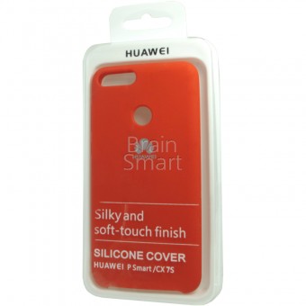 Чехол накладка силиконовая Huawei P Smart Silicone Case (14) Красный фото