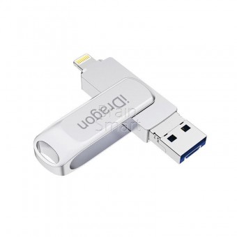 USB флеш iDragon Drive 64 ГБ U013А (Lightning, microUSB) фото
