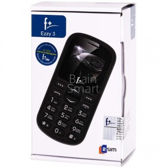 Мобильный телефон F+ Ezzy3 Чёрный фото