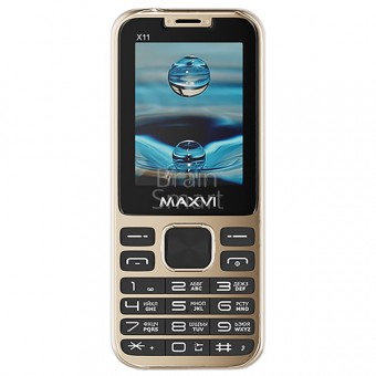 Мобильный телефон Maxvi X11 Золотой фото
