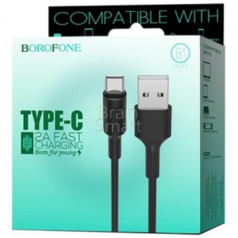 USB кабель Borofone BX1 EZSync Type-C (1м) Black фото