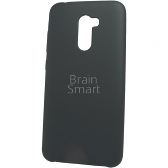 Чехол накладка силиконовая Xiaomi Pocophone F1 Silicone Case (15) Темно-Серый фото