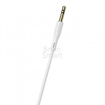 AUX кабель Borofone BL1 Audiolink (1m) Белый фото