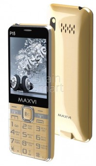 Мобильный телефон MAXVI P15 золотистый фото