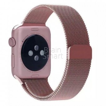 Ремешок Apple Watch MILANESS Magnetic Closure 42mm розовое - золото фото