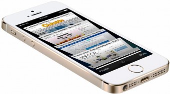 Смартфон Apple iPhone 5s 16 ГБ золотистый фото
