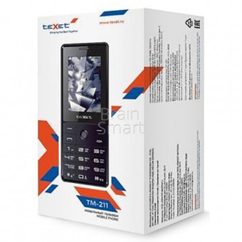 Мобильный телефон Texet TM-211 Черный фото