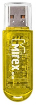 USB флеш Mirex ELF 8 ГБ желтый фото
