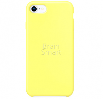 Чехол накладка силиконовая iPhone5/5S Silicone Case Яркий Желтый (32) фото