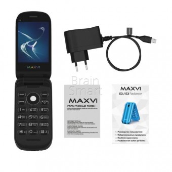 Мобильный телефон Maxvi E3 Черный фото