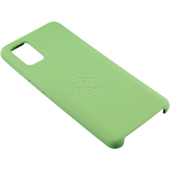 Чехол накладка силиконовая Samsung A51 2020 Silicone Case Мятный (1) фото