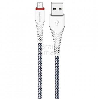 USB кабель Borofone BX25 Powerful Miсro (1.2м) White фото