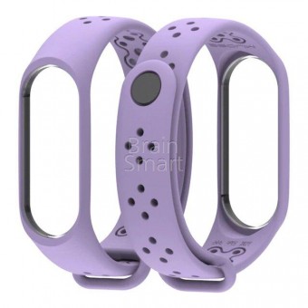 Ремешок для браслета Xiaomi Mi Band 3/4 MiJobs Sport силиконовый Фиолетовый фото