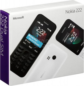 Сотовый телефон Nokia 222 Rome DS белый фото