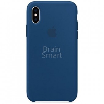 Чехол накладка силиконовая iPhone X/Xs Silicone Case Original Blue Horizon фото