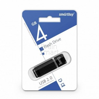 Память USB Flash SmartBuy Quartz Series 4 ГБ черный фото