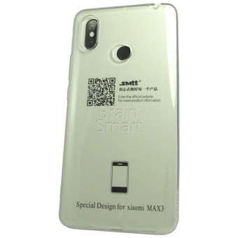Чехол накладка силиконовая Xiaomi Mi Max 3 SMTT Simeitu Soft touch Прозрачный фото