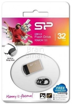 Память USB флеш-драйв Silicon Power Touch T20 32 ГБ золотистый фото